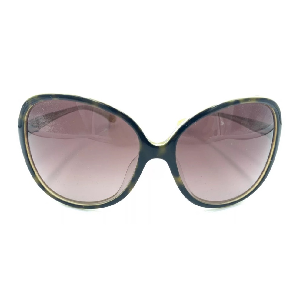 Kate Spade Gabi/S 0JBY Tortoise Gold Glitter Sunglasses Brown Lens 59-15 130